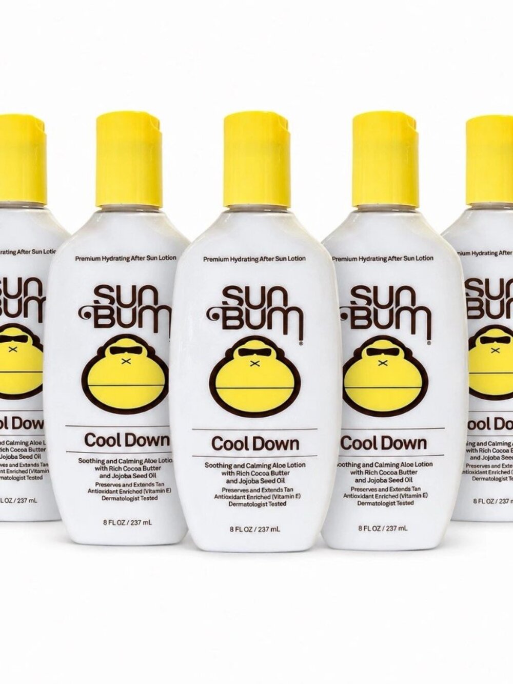 Lot oF 6 Sun Bum Cool Down After Sun Lotion 8oz Aloe Moisturizer 6-Pack